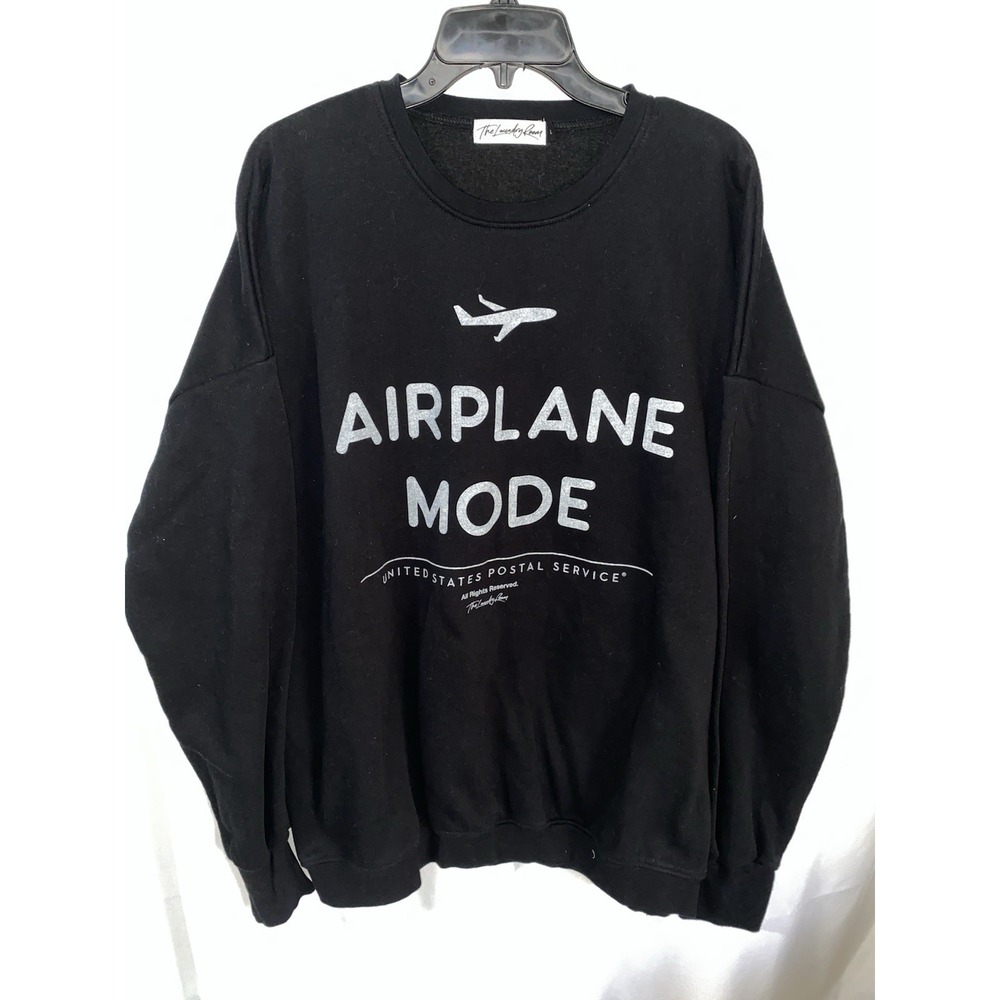 The Laundry Room Airplane Mode USPS Crewneck Sweatshirt Jumper Oversized Large